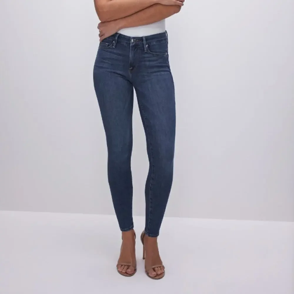 Good American Good Legs High Rise Skinny Stretch Jean In Blue004